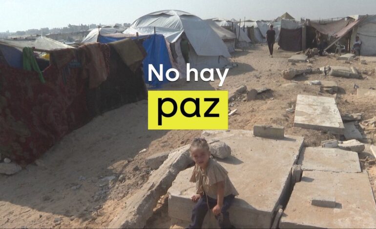 Es mentira, no hay tregua. Han quemado a los niños mientras dormían