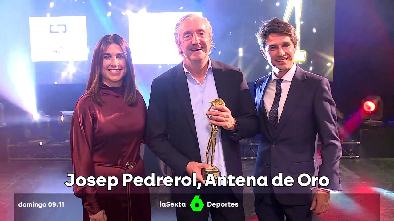 Josep Pedrerol recibe la Antena de Oro 2025 por su labor al frente de ‘Jugones’