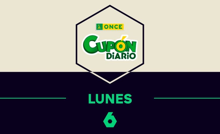 Comprueba el resultado del Cupón Diario de la ONCE de hoy, lunes 10 de noviembre de 2025