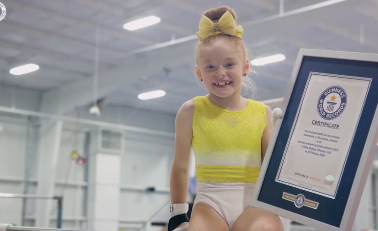 Kynlee Heiman, con ocho años, ha hecho realidad ese sueño