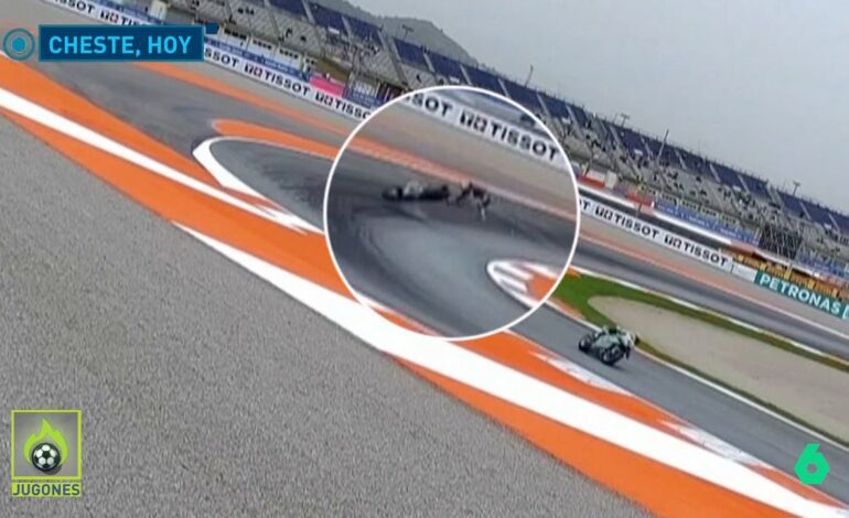 Los escalofriantes gritos de Huertas tras su terrible accidente en el GP de Valencia