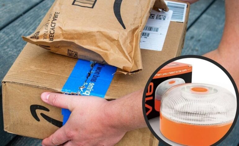 la oferta de estas balizas de emergencia arrasa en Amazon