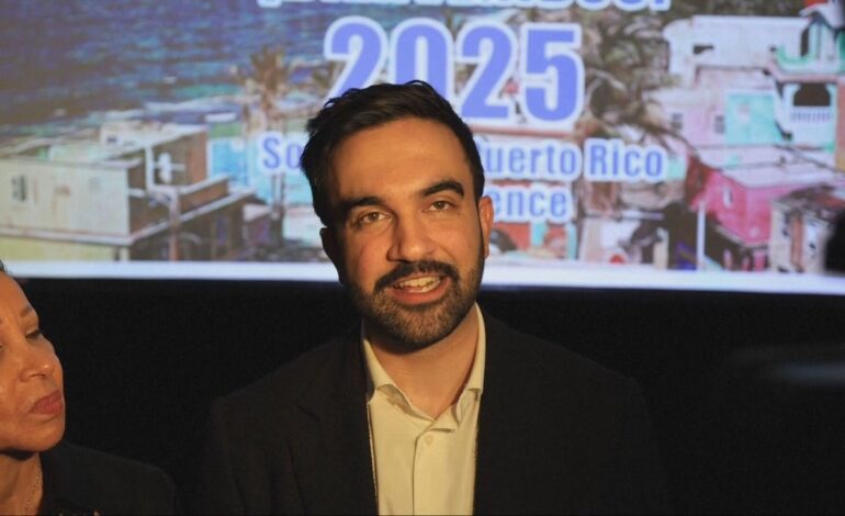 Mamdani aterriza en Puerto Rico y vuelve a desatar la ira de Trump que amenaza con retirar fondos a Nueva York