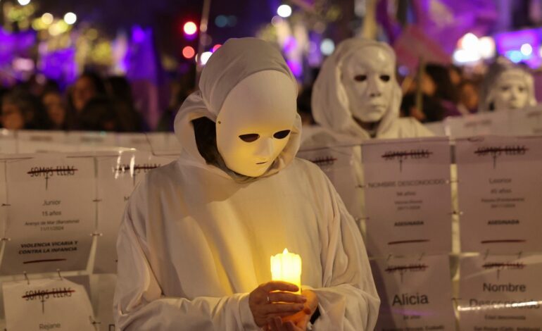 España vive un 25-N con 38 feminicidios en lo que va de año