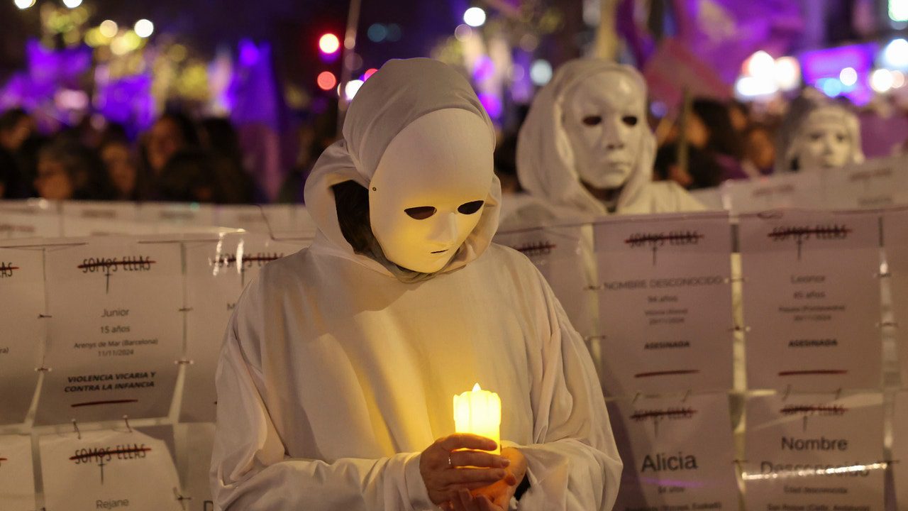 España vive un 25-N con 38 feminicidios en lo que va de año