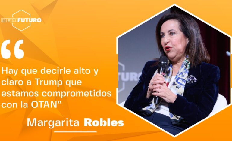 Margarita Robles defiende «invertir» en defensa aunque haya gente a la que le «produzca sarpullido»: «Es invertir en paz»