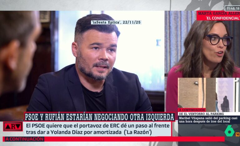 Rufián ha conseguido caer bien hasta a gente que no le votaría jamás