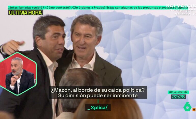 El PP sabe que Mazón es radiactivo y no han sido capaces de poner la mano dura y demostrarle que tenía una puerta por la que salir