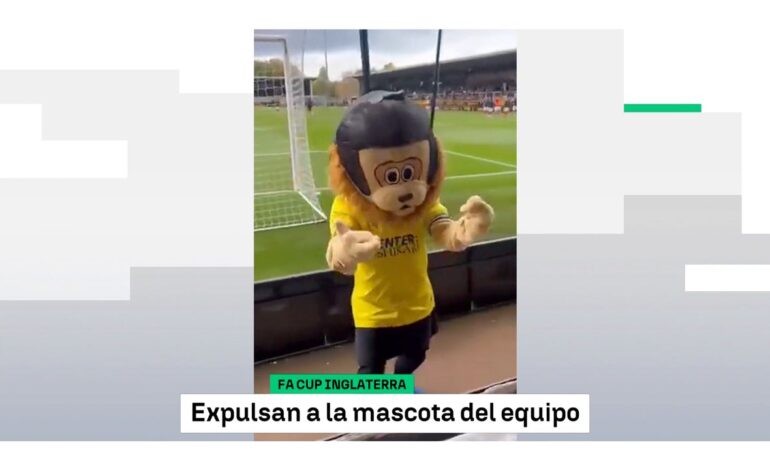 Expulsan del estadio a la mascota del St Albans City tras presentarse borracha y dedicar peinetas a la grada