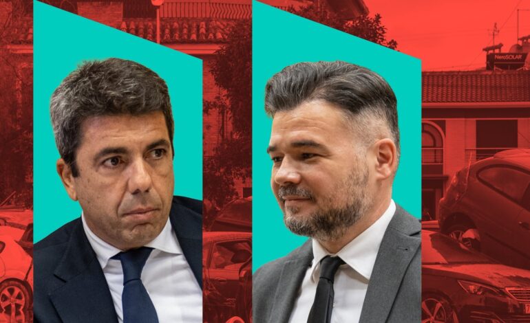 Rufián pone contra las cuerdas a un Mazón al que no importa mostrar su ineptitud