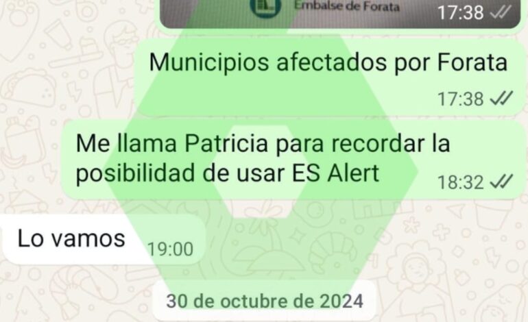 laSexta accede al mensaje que revela que el Gobierno pidió a la Generalitat enviar el ES-Alert una hora y media antes