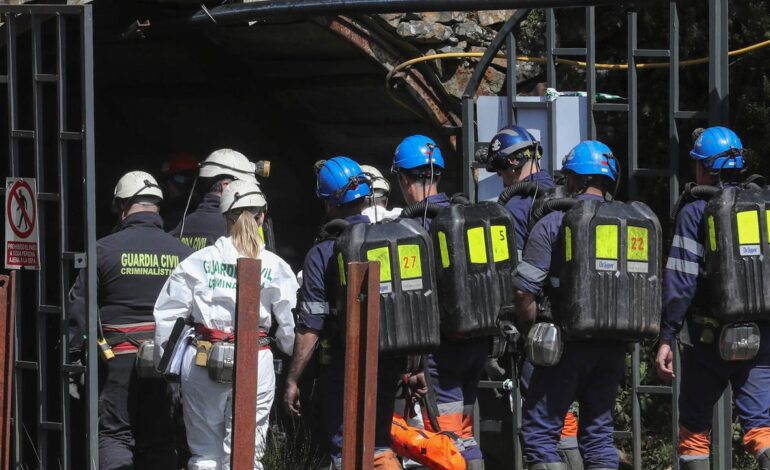 Mueren los dos mineros desaparecidos por un desprendimiento en una mina de Cangas del Narcea