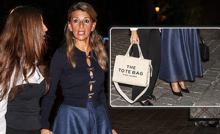 Yolanda Díaz justifica el bolso de «mercadillo» de su hija mientras el Gobierno hace campaña contras las falsificaciones