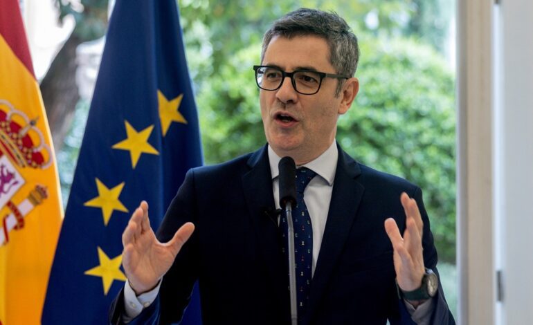 Bolaños celebra informe del TJUE sobre la ley de amnistía, pero frena expectativas sobre Puigdemont