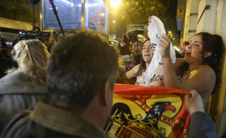 Detenido el fascista que agredió sexualmente a dos activistas de Femen en Madrid