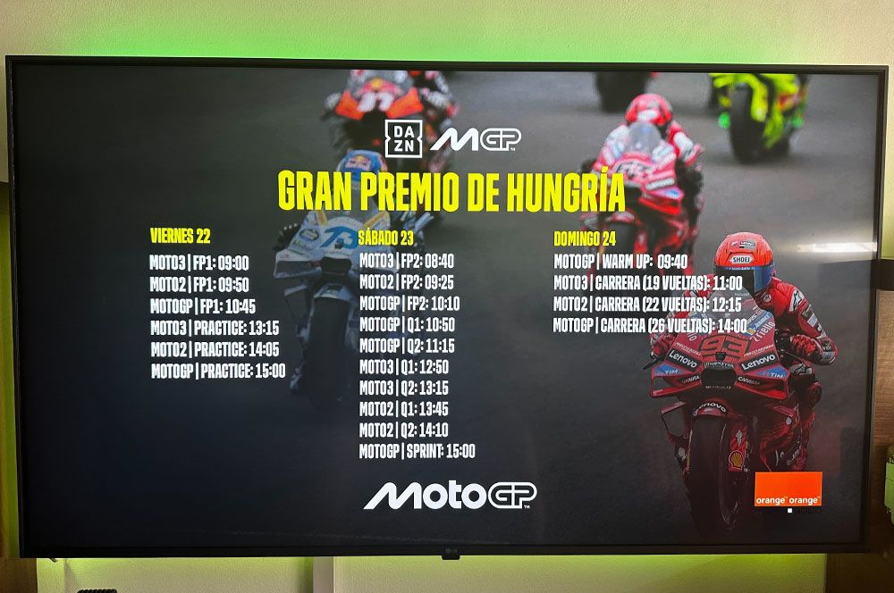 Canal Naranja DAZN MotoGP