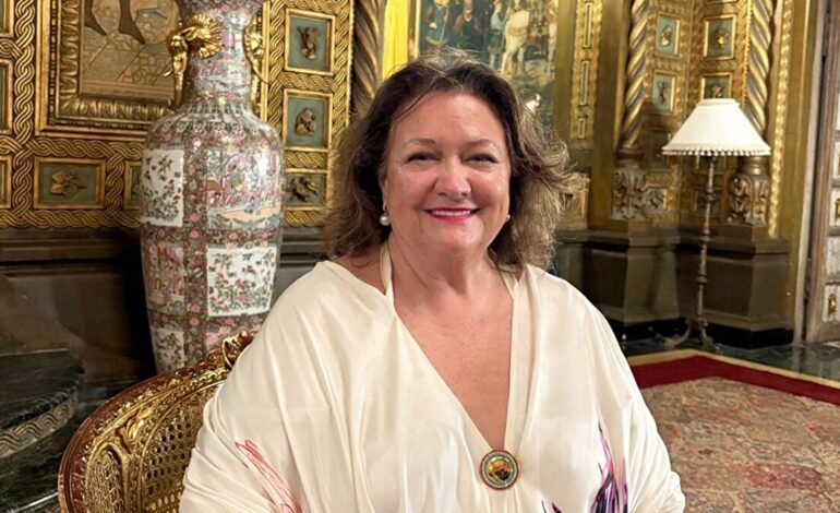 Gina Rinehart, la mujer más rica de Australia dispara su fortuna gracias a las tierras raras