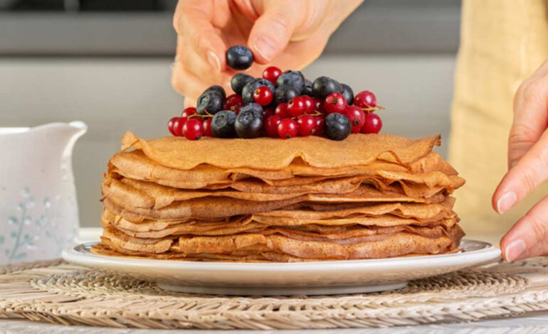 Receta de crepes sin gluten con solo 2 ingredientes: fácil y deliciosa