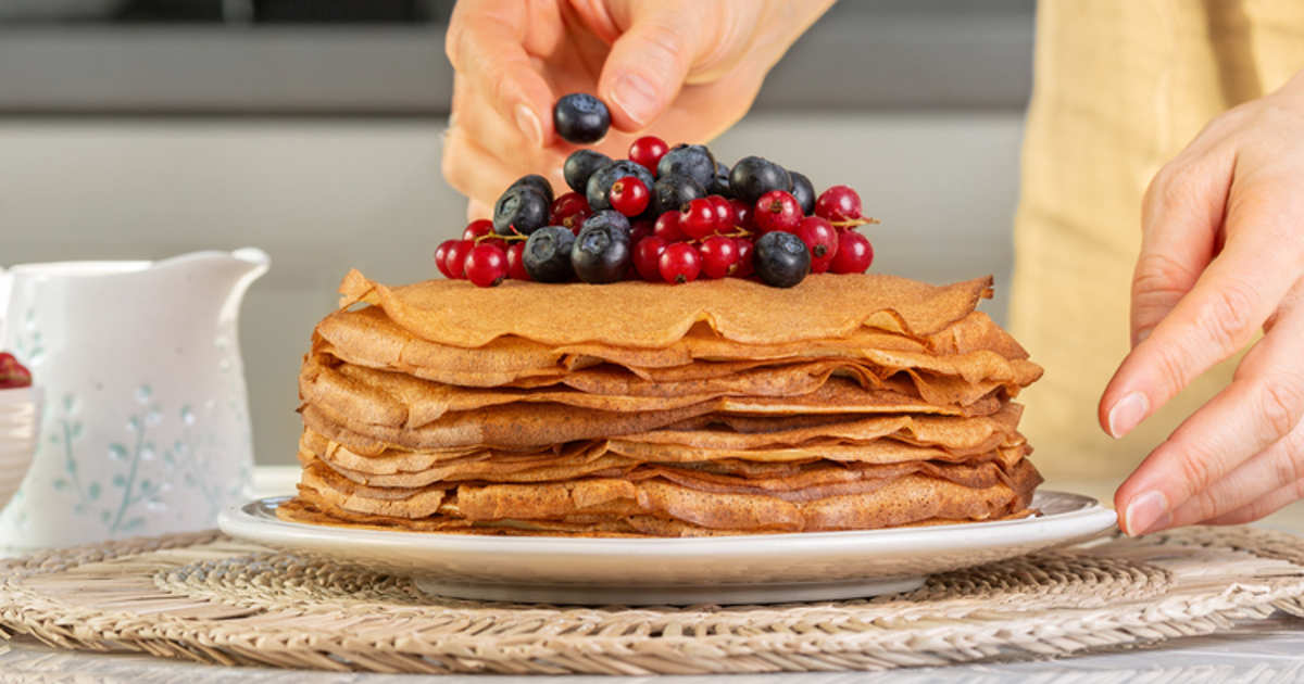 Receta de crepes sin gluten con solo 2 ingredientes: fácil y deliciosa