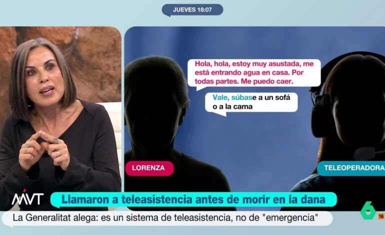 Beatriz de Vicente señala la importancia de que la jueza de la DANA incorpore las llamadas de teleasistencia al sumario