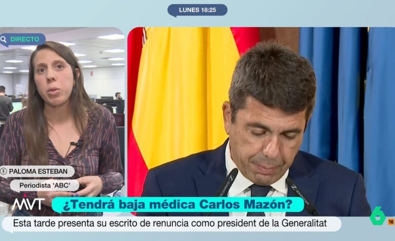 Paloma Esteban, periodista de ‘ABC’, considera que la dimisión de Mazón «tiene demasiados interrogantes alrededor por resolver»