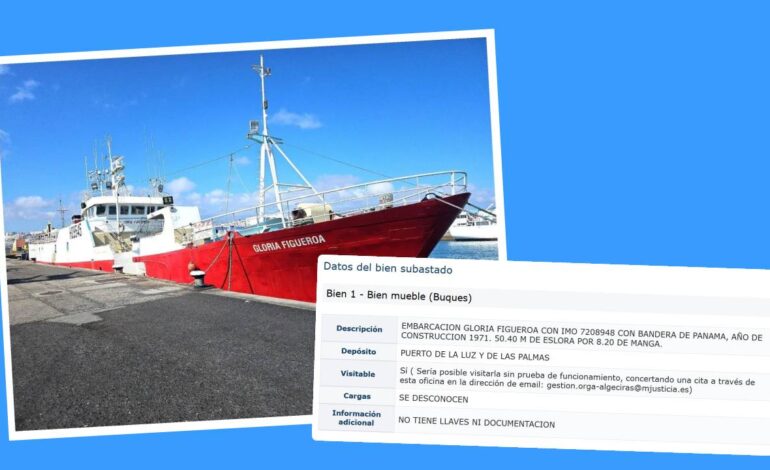 El Gobierno subasta por 300.000 euros el barco interceptado hace un año con más de 4.000 kilos de cocaína