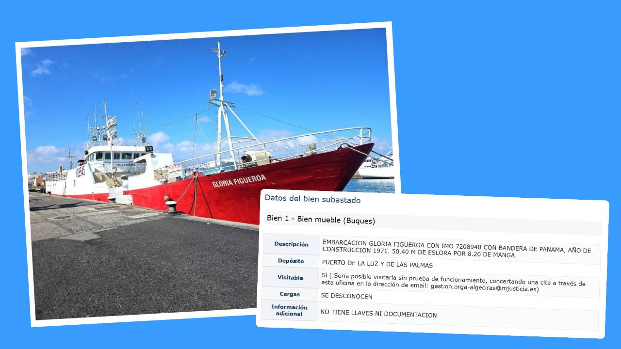 El Gobierno subasta por 300.000 euros el barco interceptado hace un año con más de 4.000 kilos de cocaína