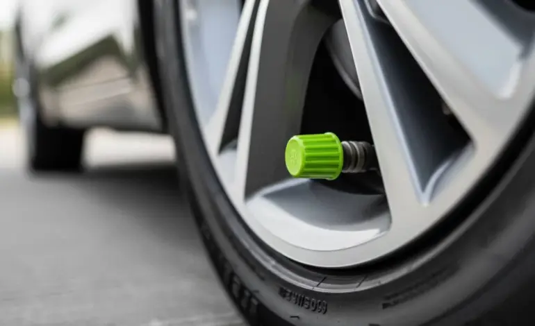 Esto es lo que significan los tapones verdes que ves en algunas ruedas