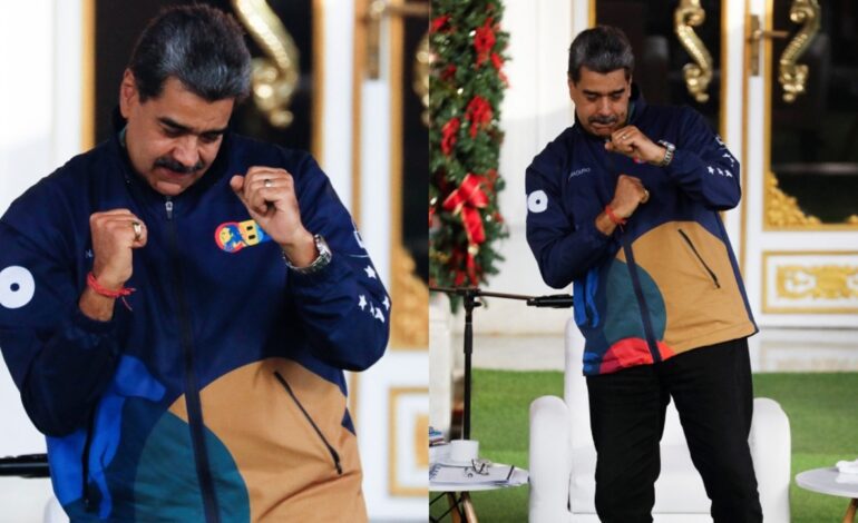 Maduro responde con música y un baile de «sí a la paz» a la nueva amenaza de EEUU