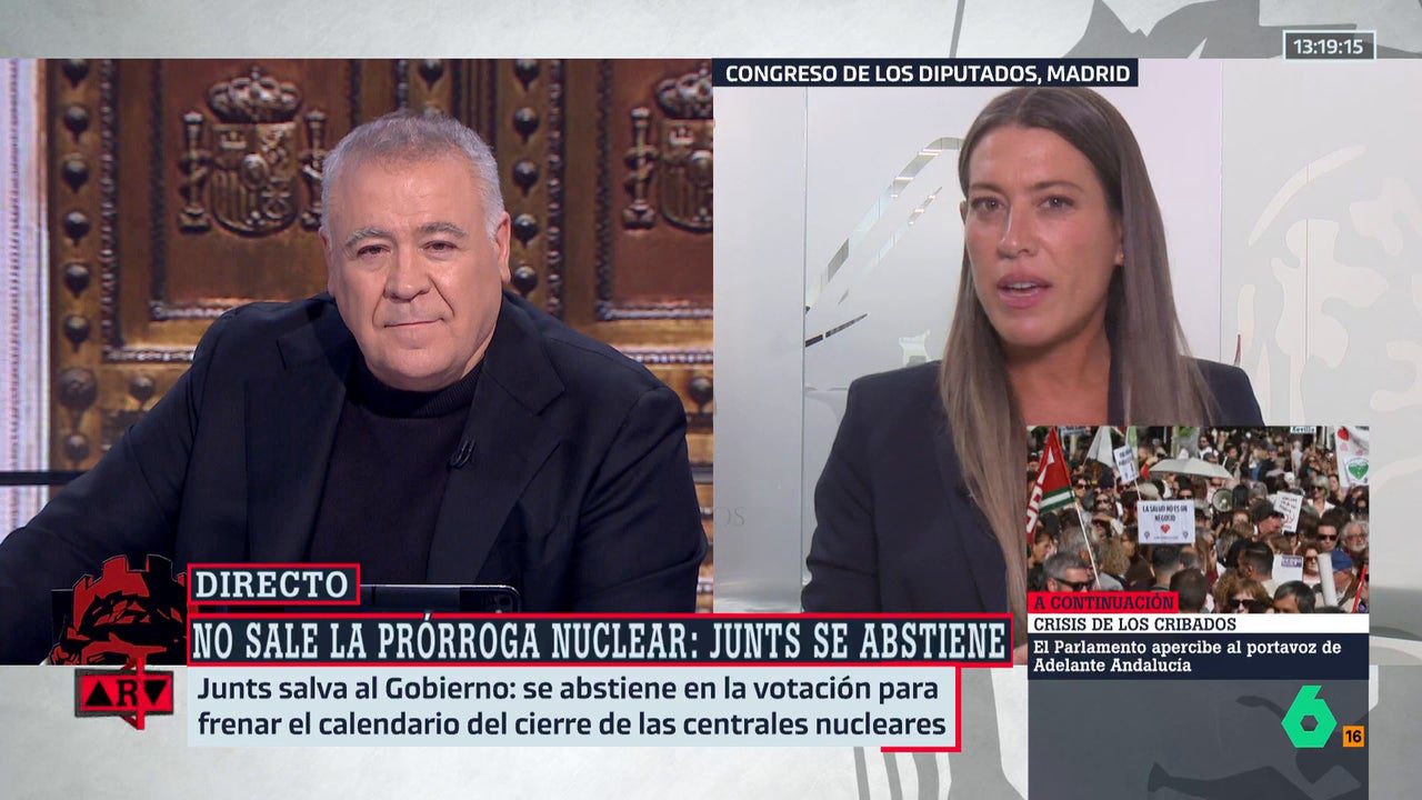 Nogueras mantiene su tono duro contra Sánchez: "Cinismo no es un insulto, es una constatación"