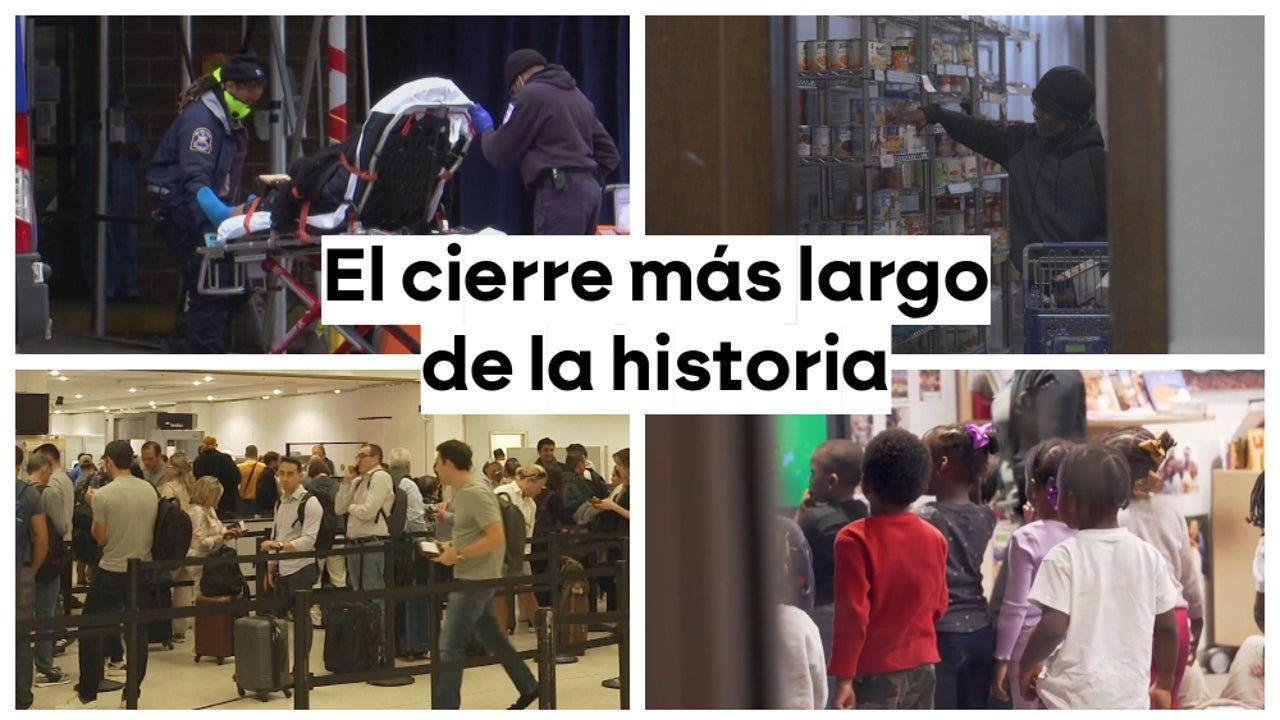 el cierre de Gobierno más largo de la historia deja a EEUU sin sueldos ni ayudas