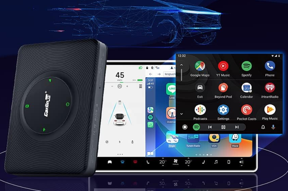 Pantalla Tesla con Android Auto