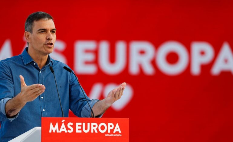 Sánchez acusa a la derecha de vivir en un ‘Black Friday’ constante