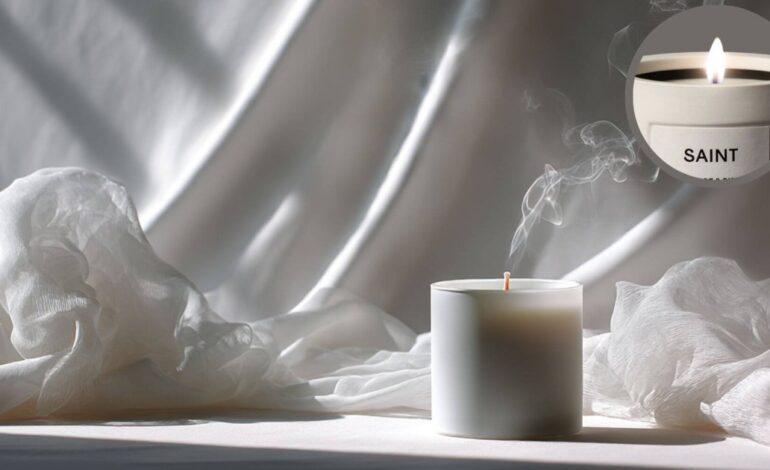 Velas con perfume olor a limpio de Zara Home o H&M