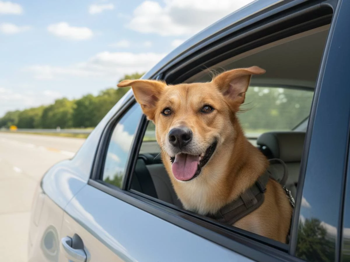 Sólo así llevas a tu perro en el coche con seguridad