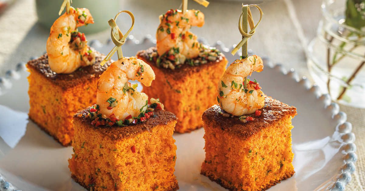 6 aperitivos y entrantes con langostinos fáciles y originales para sorprender en Navidad