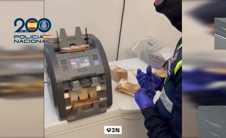 La Policía desmantela una célula «hawalla» que actuaba como banca clandestina del narcotráfico internacional