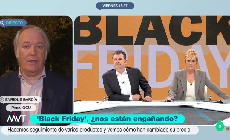 El portavoz de la OCU da el «principal consejo» para este Black Friday y evitar «falsas rebajas»