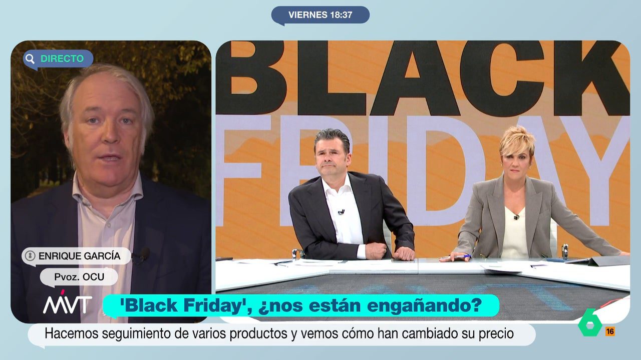 El portavoz de la OCU da el «principal consejo» para este Black Friday y evitar «falsas rebajas»