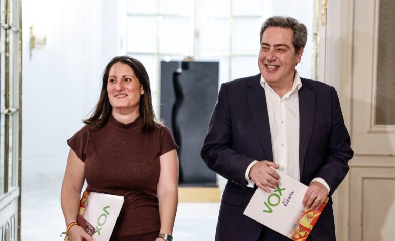 Vox reconoce que «le cae muy bien» Pérez Llorca en plenas negociaciones para elegir al sucesor de Mazón