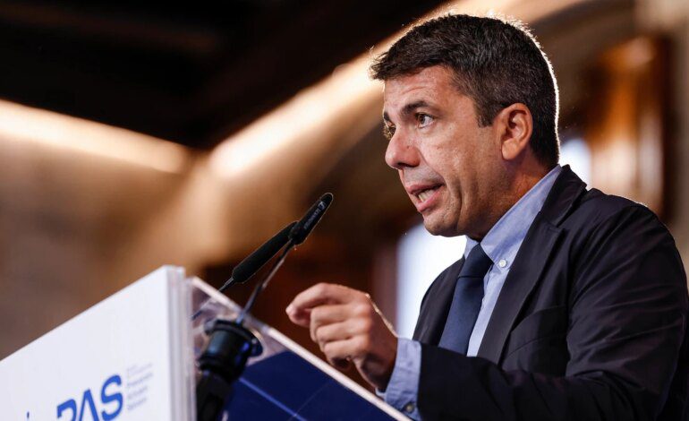 Carlos Mazón pide "evitar el ruido" en la semana en la que se cumple un año de su espantada durante la DANA