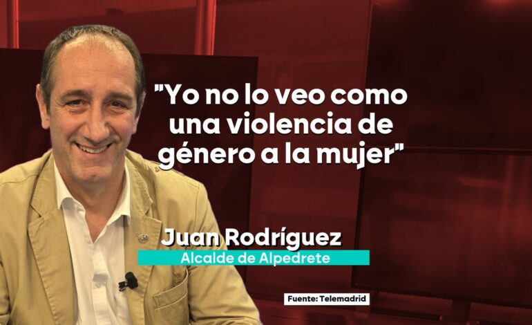 El alcalde de Alpedrete justifica que el hombre que mató a su pareja lo hizo porque «la quería» y descarta violencia de género