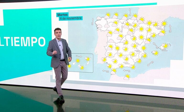 hoy con una tarde muy cálida y mañana con un carrusel de tormentas