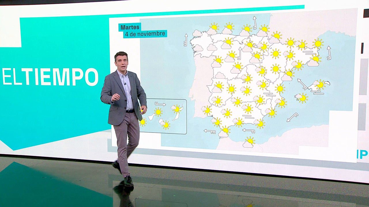 hoy con una tarde muy cálida y mañana con un carrusel de tormentas