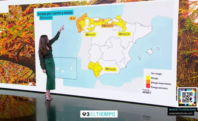 “Vientos huracanados y tormentas con granizo para el miércoles”