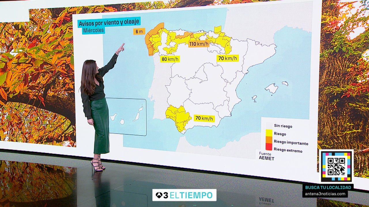 “Vientos huracanados y tormentas con granizo para el miércoles”