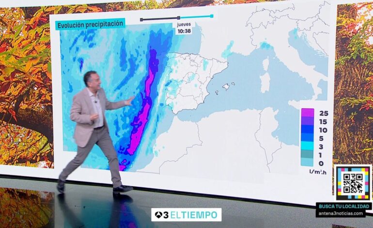 Va a dejar lluvias y fuertes rachas de viento