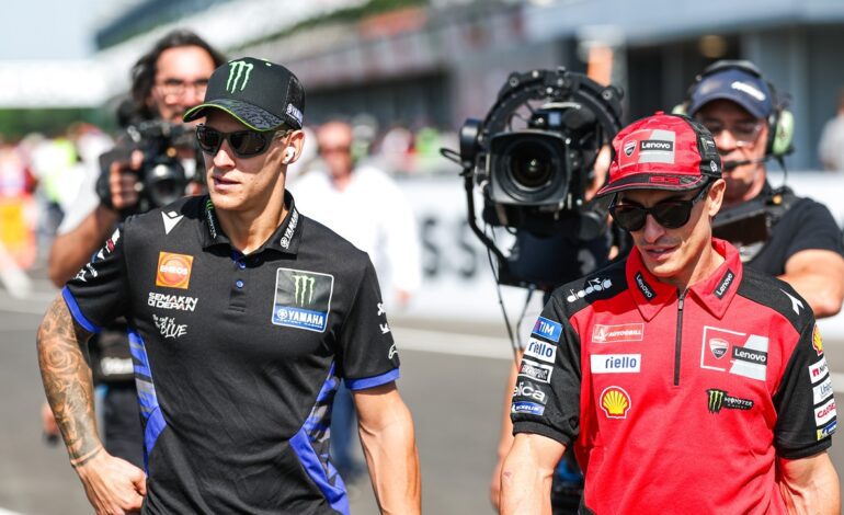 ¿Se plantea Quartararo hacerse un Marc Márquez con su contrato? «Me sirve de ejemplo…»