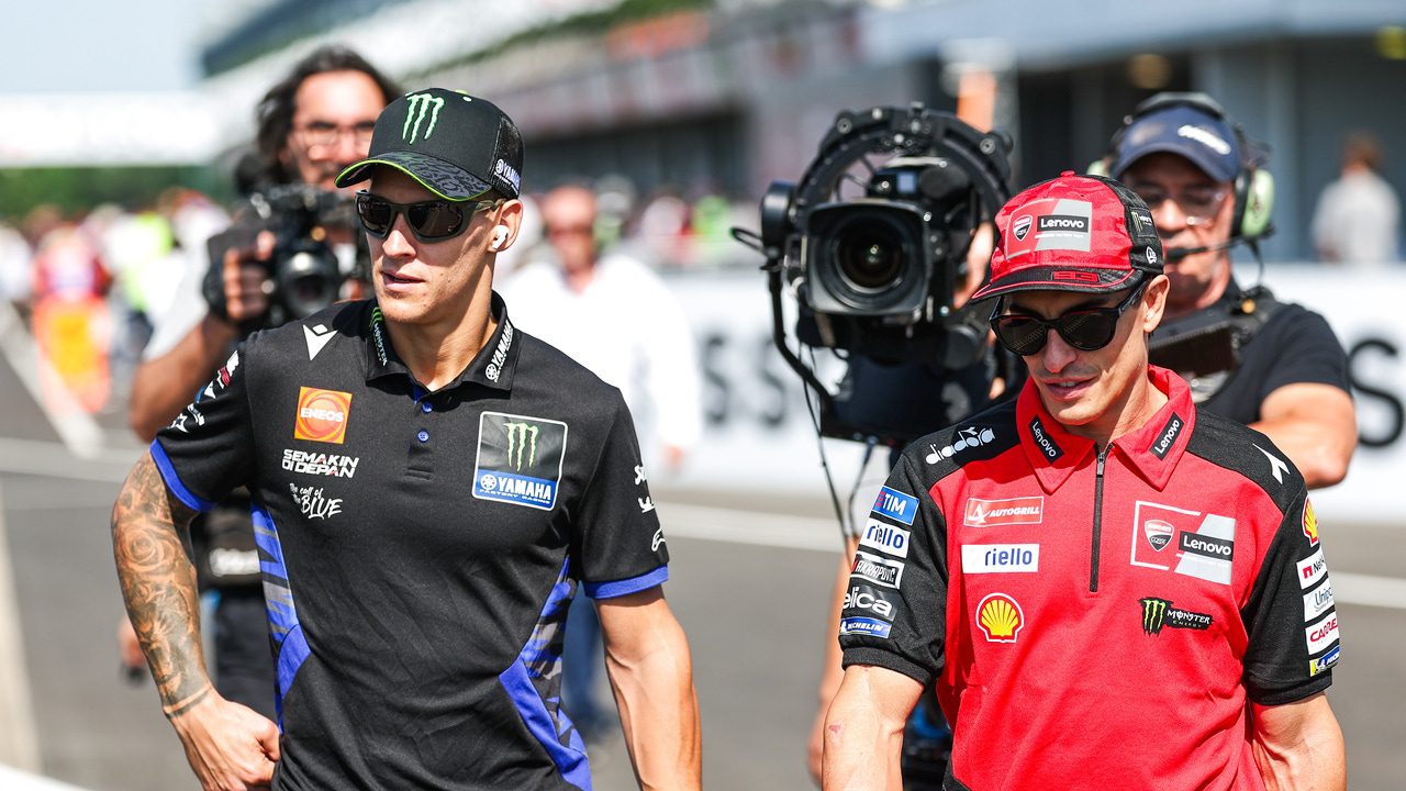 ¿Se plantea Quartararo hacerse un Marc Márquez con su contrato? «Me sirve de ejemplo…»