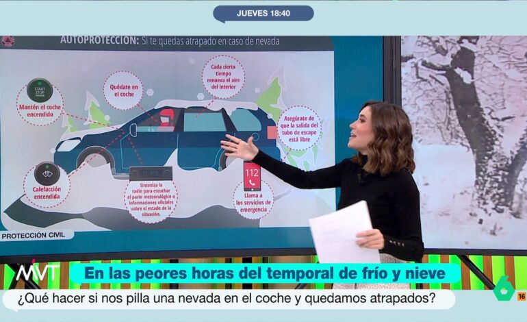 ¿Qué hacer si nos quedamos atrapados en el coche durante una nevada? Estos son los consejos de Protección Civil